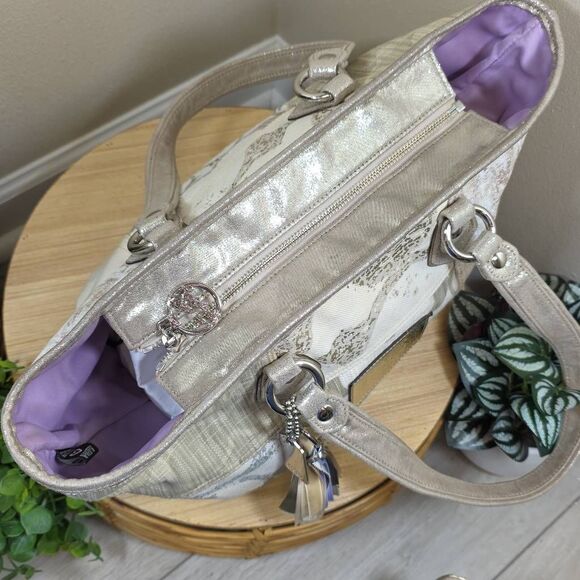 Coach Poppy Patchwork Tote and Wallet - Picture 10 of 16